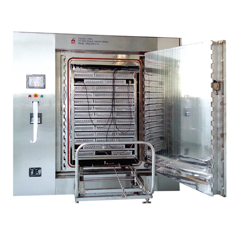 Sterilizator cu detector de scurgeri cu fiole cu abur
